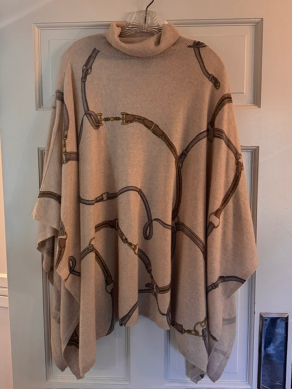 J. McLaughlin Cashmere Horsebit Poncho